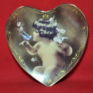 Vintage Bradford Exchange Gentle Friend Heart Decorative Plate No 1372A 1997